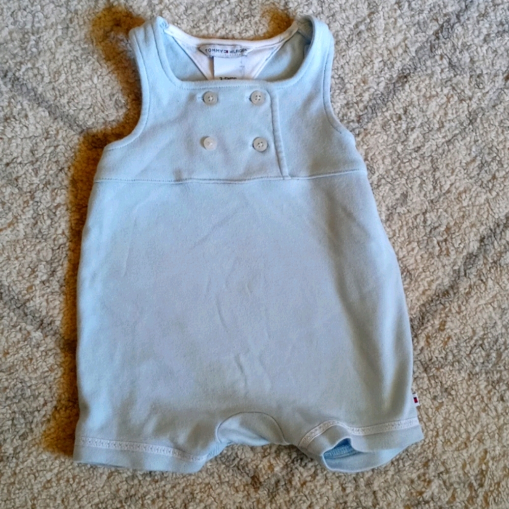 Baby Blue Tommy Hilfiger Shortalls